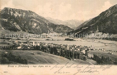 Hindelang panorama - hindelang,
