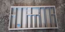 Besteckeinsatz #11 Schublade Auszug Küche grau anthrazit RESTPOSTEN 92 cm