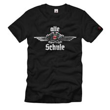 alte Schule Old School Armee Eichenlaub Schwingen Abzeichen T-Shirt #2571