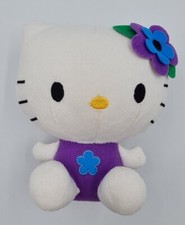 Hello Kitty Plüschtier Kuscheltier Stofftier 15cm groß Lila mit Flügeln