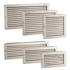 Luftgitter Lüftungsgitter Ofengitter Gitter Lamellengitter regulierbar Edelstahl