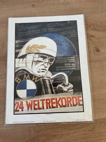 Bmw werbeplakat 1934 - bmw,