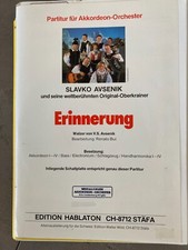Erinnerung Walzer Slavko Avsenik Bui Single Partitur + Stimmen Akkordeon Noten