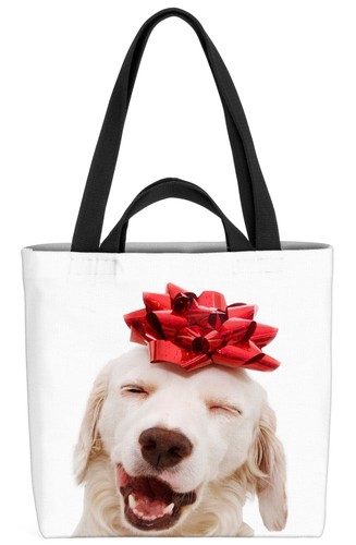 Hund schleife geschenk tasche - hund,