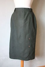 C&A Rock Trachtenrock grün warm Winter Jagd Trachten knielang Größe 36 S / 38 M