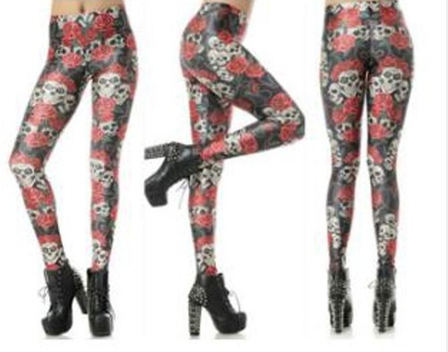 Leggings totenkopf skull - totenkopf,