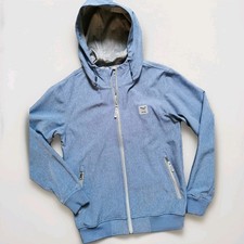 Iriedaily Herren Softshell Regenjacke Gr. S blau meliert
