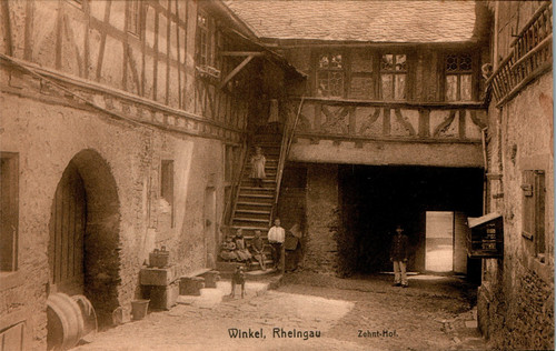 Gruss aus oestrich winkel - ak,