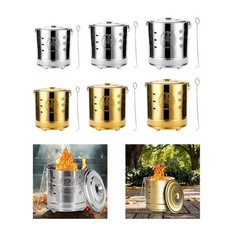 Brenntonne mit Deckel und