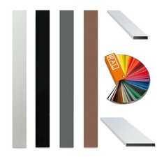 Aluminium Vierkantrohr Rechteckrohr PULVERBESCHICHTET Aluminiumprofil 150x50 RAL