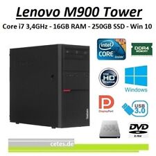 Lenovo M900 ThinkCentre Core i7 3,4GHz, 16GB, 256GB SSD, DVD-RW, Win 10