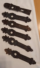 6 alte wunderschöne antike Türschlossbeschläge aus Eisen !!!