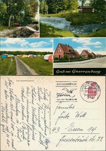 Ansichtskarte gnarrenburg - ansichtskarte,