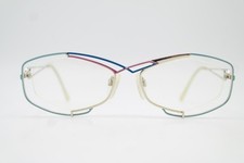 Vintage Brille Neostyle JET 223 Gold Mehrfarbig Eckig Brillengestell eyeglasses