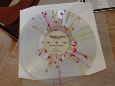 DESTRUCTION Sentence Of Death LP Clear w/ Red & Yellow [Fire] Splatter, MINT