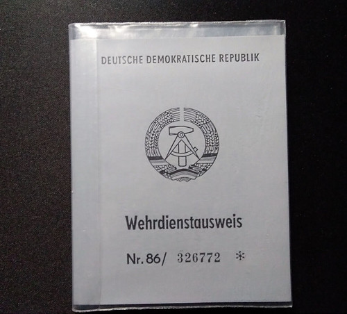 Nva grenze wehrdienstausweis - nva,