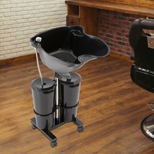 Friseur-Waschbecken Mobil Waschplatz Haarwaschbecken Kopfwaschbecken Mit Pump DE