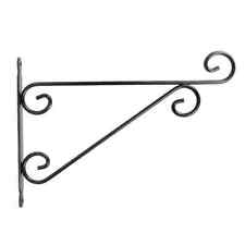 Jardifer Wandhalter Classic weiß 39cm großes Modell Metall Blumenampel Halterung