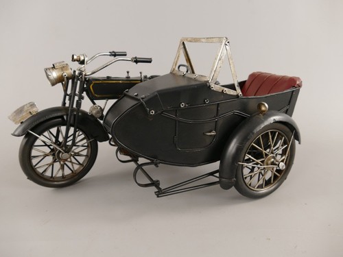 Motorrad mit beiwagen oldtimer - motorrad,