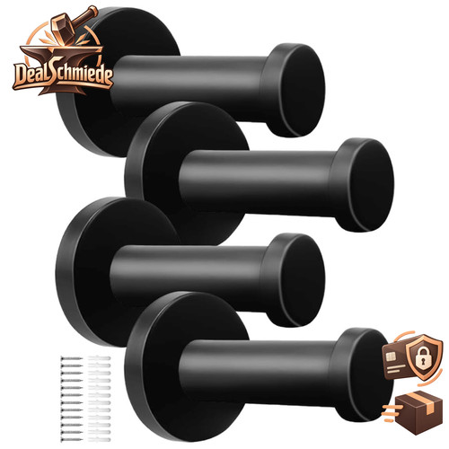 Garderobenhaken 4er set - garderobenhaken,