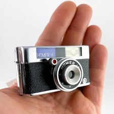 vintage HOMER 16 SUBMINIATURE CAMERA FILM w/ CASSETTE spy mini rare japan