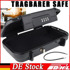 Sicherheitskassette Zahlenschloss Autosafe Mini Tresor Kassette Reisen Box Geld