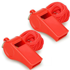 Notfallpfeife 2 Stück Rote