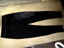 Versace Legging mit Medusa und Strass - sehr edel gr. M - L Neu