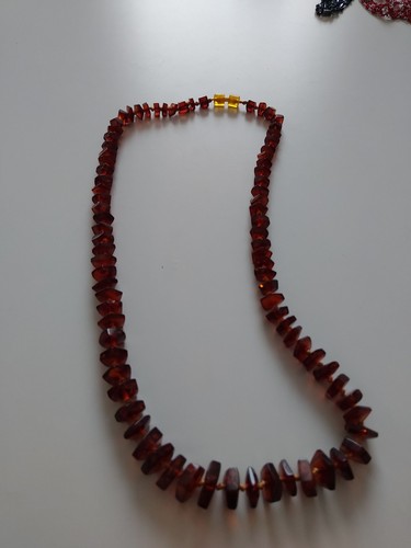 Bernsteinkette vintage - ,