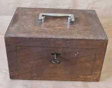 Alte /antik KASSE Geldkassette