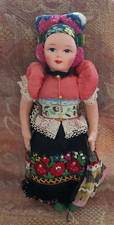 Seltene alte Puppe in Tracht