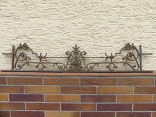 Antikes Fensterfries Gusseisen Frankreich Jugendstil Element Fensterbank Zierde