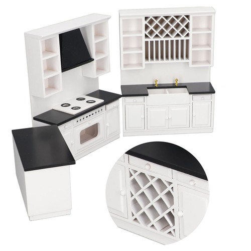 Puppenhaus-Küchenschrank-Set