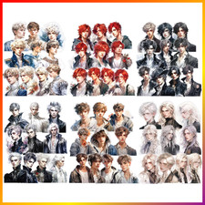 60PCS Vintage Aufkleber Set