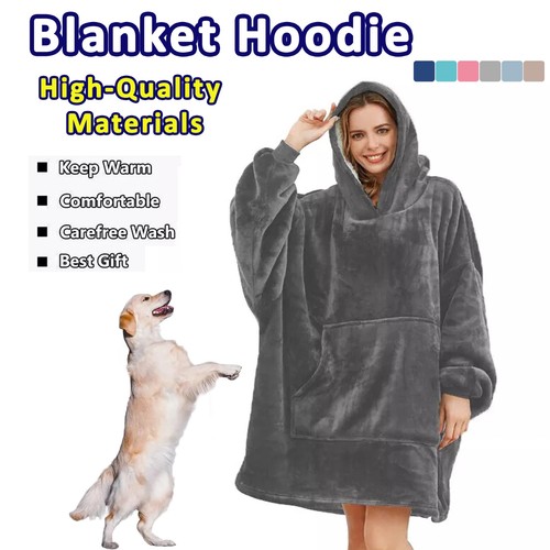 übergroße decke hoodie - decke,