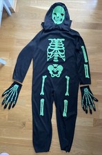 halloween kostüm kinder jungen Skelett