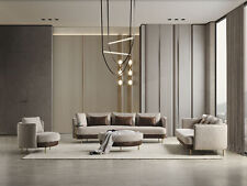 Sitzgruppe/Sofa Set - Wohnzimmergarnitur "Corydalis" 3+2+1 - Beige