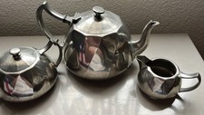 ART DECO ?, VINTAGE,PEWTER TEA
