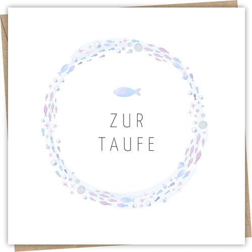 Hochwertig karte zur taufe - karte, mit