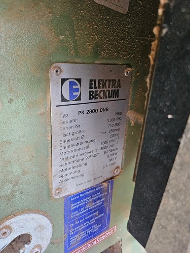 Tischkreissäge elektra beckum - elektra,
