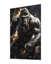 Gorilla Leinwand Bild Wanddeko