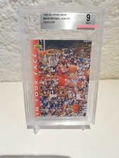 ?1992-93 Upper Deck In Your Face MICHAEL JORDAN #353B HOF SP BGS 9 Bulls Kobe?