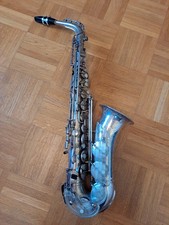 Keilwerth, New King , Altsaxophon, silber, 1955 ca., gebraucht,  Liebhaberstück