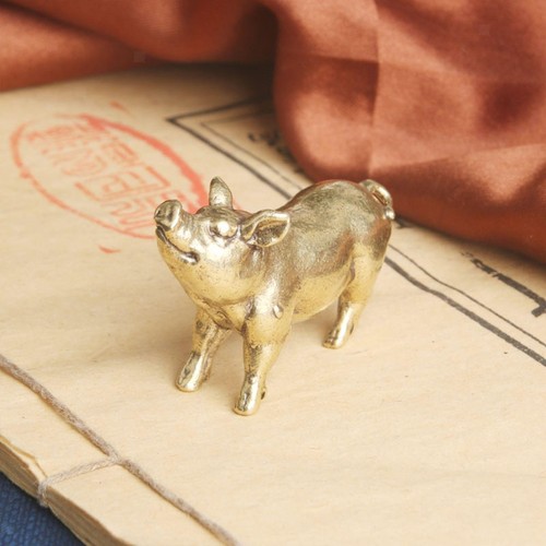 Kleine messingschwein - kleine,