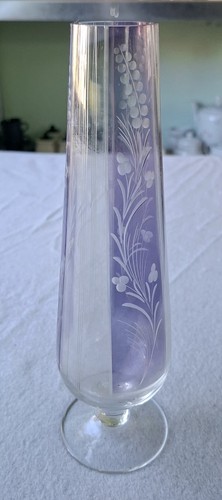 Vase glas geschliffen - glas,