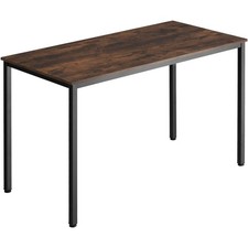 Schreibtisch Vanport 120x60x75,5cm Industrial Holz dunkel, rustikal B-Ware