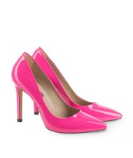 Pumps Neon Pink Lack Unisex