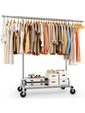 HOKEEPER Kleiderständer 136 kg Tragbar Mit Rollen Kleidung Boutiqe Wohnung