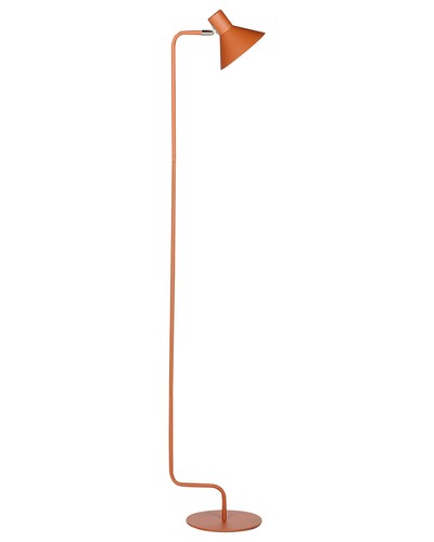 Stehlampe eisen orange mit - eisen,