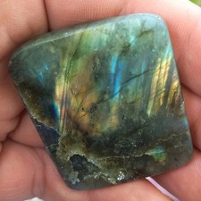 dünne Scheibe Labradorit